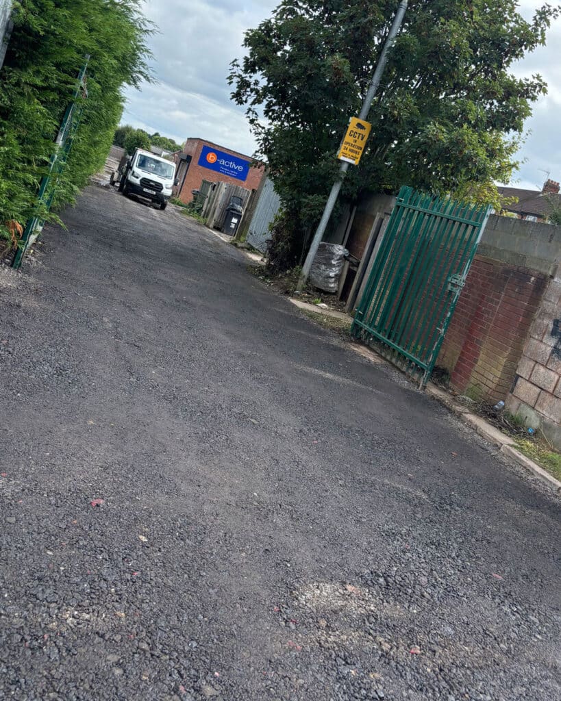 Road Planings Watford Coop Loading Area