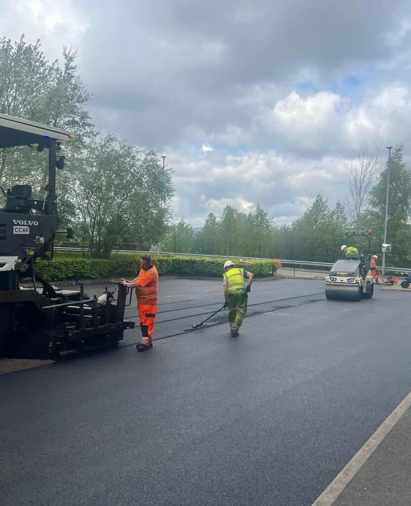 Newport Factory Entrance Resurface