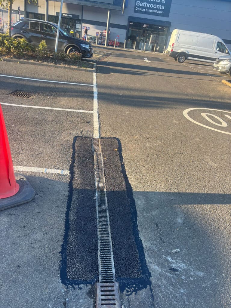 Retail Park Glasgow Aco Channel Repair 2