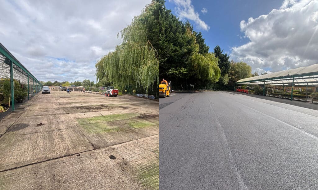 Royston Garden Center Before / After
